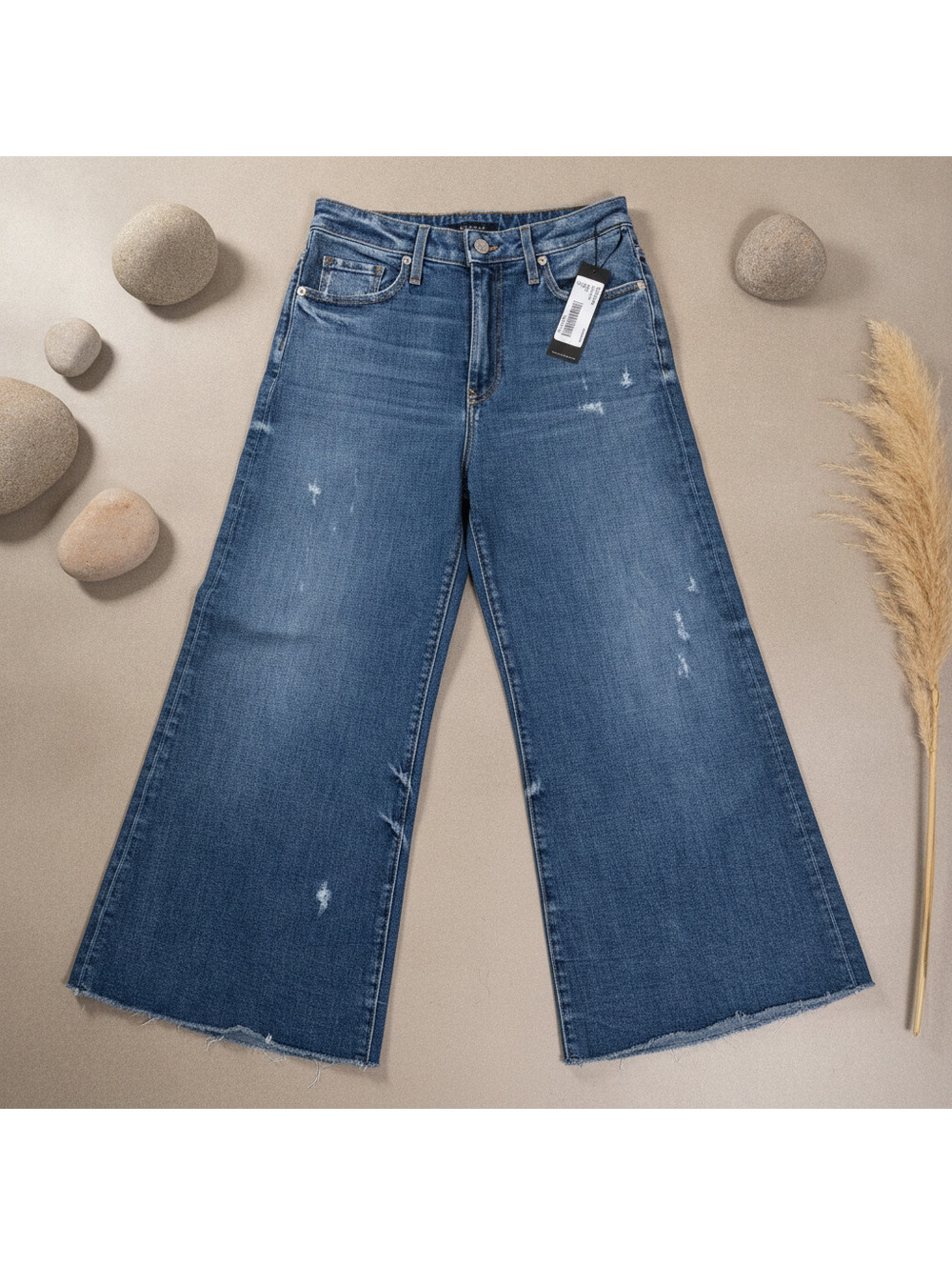 COUT DE LA LIBERTÉ "QUINN" WIDE LEG CROP JEANS - 26